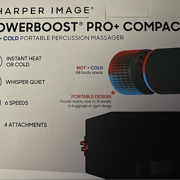 ✨The Sharper Image - Powerboost Pro+ Compact Hot & Cold Percussion Massager✨NEW✨ - Picture 16 of 16